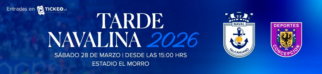 Tarde Navalina sabado 28 NAVAL VS DEPORTES CONCEPCION